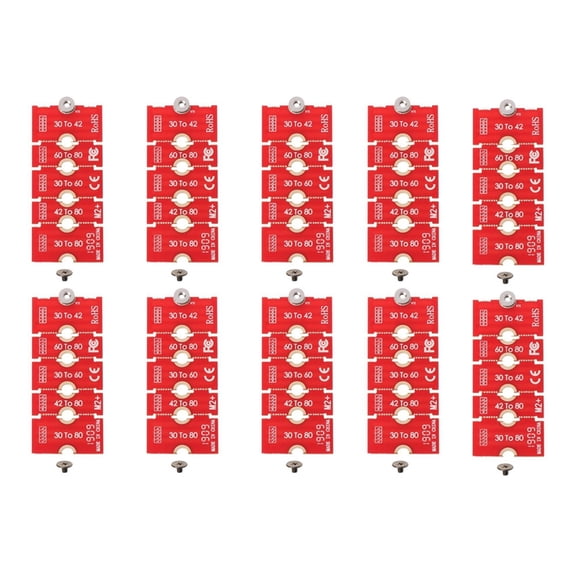10Pcs M2 M2PLUS NGFF NVME M.2 Extended Transfer 2230, 2242, 2260, 2280 Aircraft M2 CHANGE LONG SIZE U.2 M3 M.3 SSD 24BB