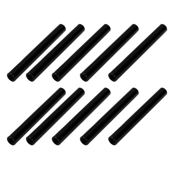 10Pcs M3 x 45mm Round Aluminum Column Alloy Standoff Spacer Stud Fastener Black