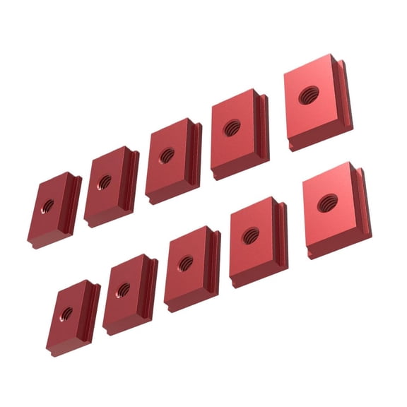 10Pcs M6/ M8 T Slot Nut T-Track Sliding Nut For Woodworking Tool Slot Fastener