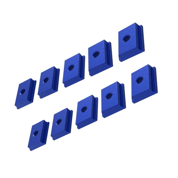 10Pcs M6/ M8 T Slot Nut T-Track Sliding Nut For Woodworking Tool Slot Fastener