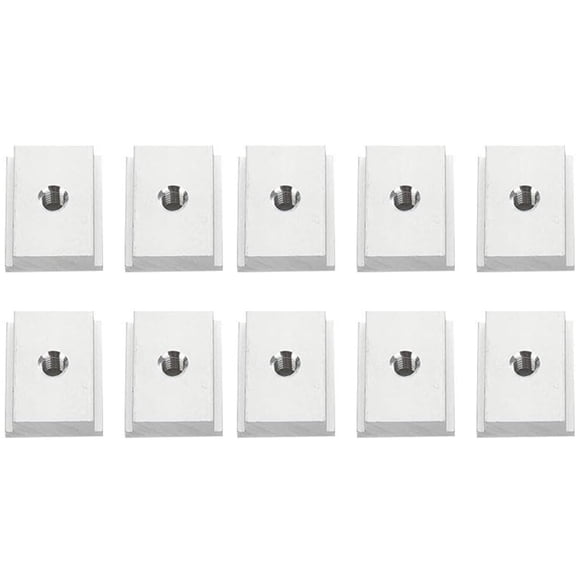 10Pcs M6/ M8 T Slot Nut T-Track Sliding Nut For Woodworking Tool Slot Fastener