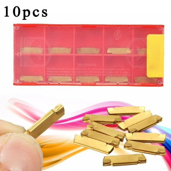 10Pcs MGMN200-G 2mm Width Carbide Inserts For MGEHR MGIVR Slotting Grooving