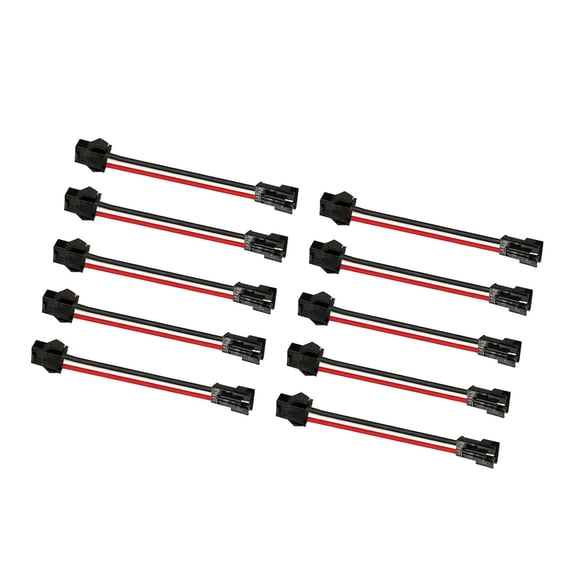10Pcs Male to Female Splices Wire Connector Connecting Wire Terminals Wire Electrical Cable for LED Light Strips Enduring