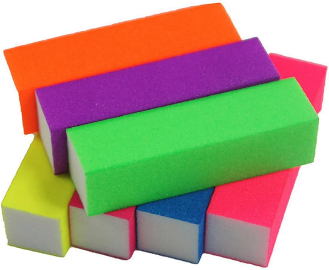 10Pcs Manicure Buffer Block Nail buffers Electric Nail Buffer 4 Way