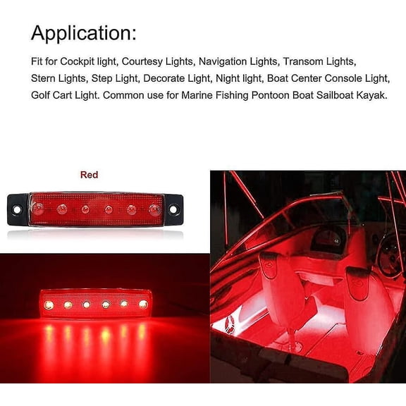 10Pcs Marine Ship Lights, Practical Ship Deck Led Interior Lights, Decorative Lights