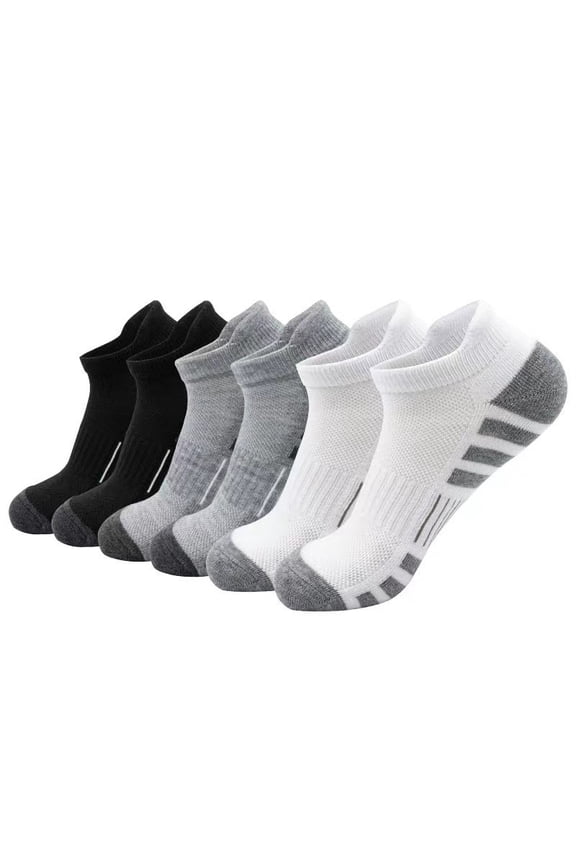 10Pcs Men Non Slip No Show Invisible Socks, Breathable Sweat Wicking Low Cut Casual Liner Socks