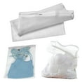 10Pcs Mesh Laundry Bags with Zip Lock, 14" x 18" Wash Lingerie