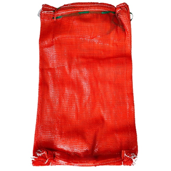 10Pcs Mesh Onion Bags,Reusable Mesh Produce Bags Hanging Breathable Vegetable Storage Net Bags with Drawstring for Potatoes Citrus Crawfish, 23.62*11.81inch,Red*10,10.6x18.5"