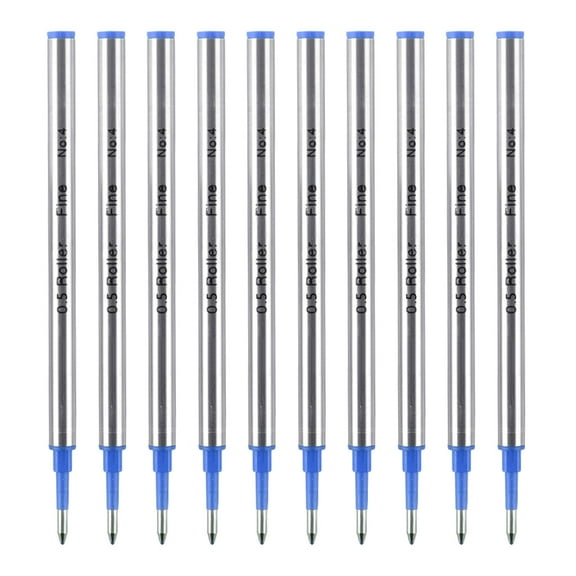 10Pcs Metal Ballpoint Pen Refills Universal Pen Refills Smoothly Writing For Metal Ballpoint Pen 0.5mm OR 0.7mm Tip