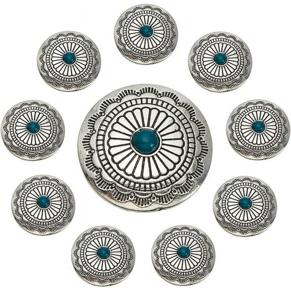 10Pcs Metal Blazer Button 30mm Sewing Button Daisy Pattern Decorative Buckle Round Replacement Buttons DIY