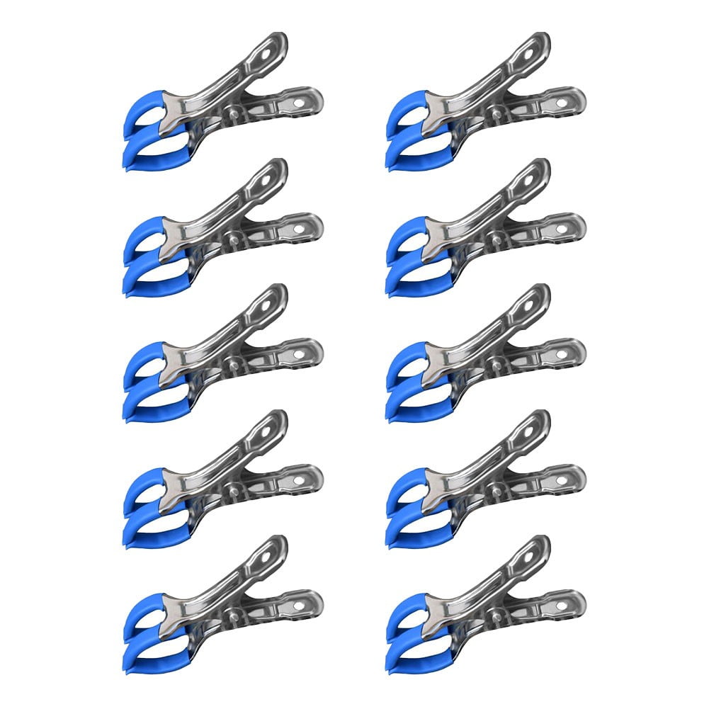 10PCS Metal Clips for Pool Cover Clamping Clamps, Spring Clamps ...