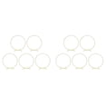 thumbnail image 1 of 10Pcs Metal Curved Base Floral Hoop Centerpiece for Table, Metal Gold Wreath Rings with Stands for Table Decorations, 1 of 4