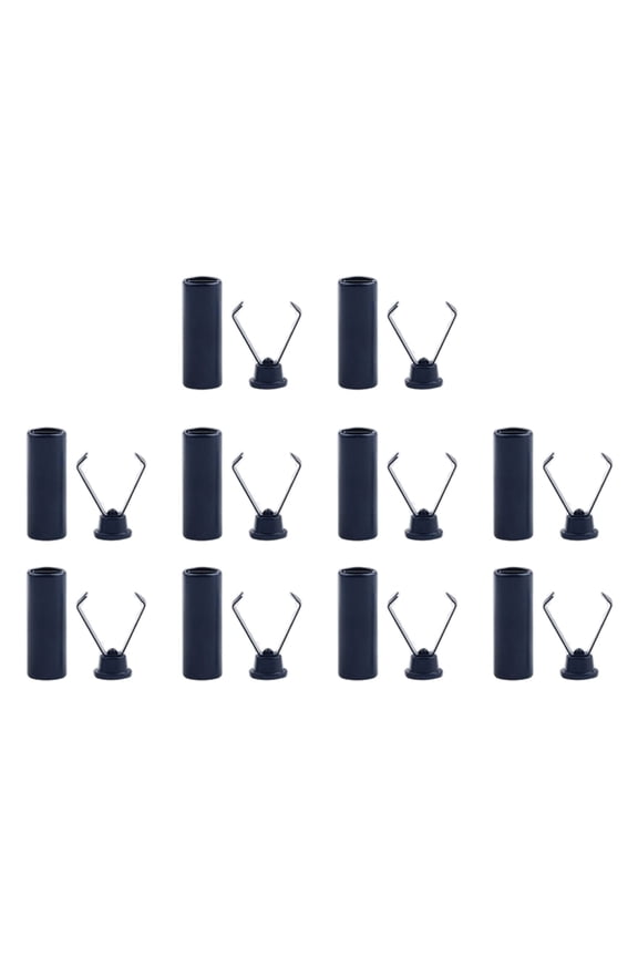 10Pcs Metal Drawstring Cord Lock Clip Adjustable Elastic Cord Stoppers For Hoodies Jackets Pants Hat Sewing Accessories