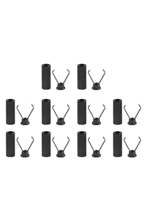 10Pcs Metal Elastic Rope Fasteners Clip Drawstring Cord Lock For Hoodies Jackets Coat Swimwears Garment Sewing Craft