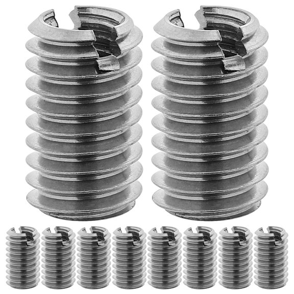 10Pcs Metal Helical Coil Thread Inserts for Lamp Repair and Mechanical Use