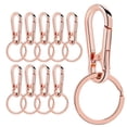 thumbnail image 1 of 10Pcs Metal Keychains Keyring Key Chain Ring Clip Holder Organizer for Home Car Keys Key Finder Women Men, 1 of 6