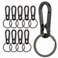 thumbnail image 1 of 10Pcs Metal Keychains Keyring Key Chain Ring Clip Holder Organizer for Home Car Keys Key Finder Women Men, 1 of 6