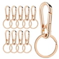 thumbnail image 1 of 10Pcs Metal Keychains Keyring Key Chain Ring Clip Holder Organizer for Home Car Keys Key Finder Women Men, 1 of 6