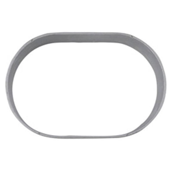 10Pcs Mini Aluminium Oval For Egg Shape Cheese Cake Rings Half-Cooked Molds Bread YIWEI