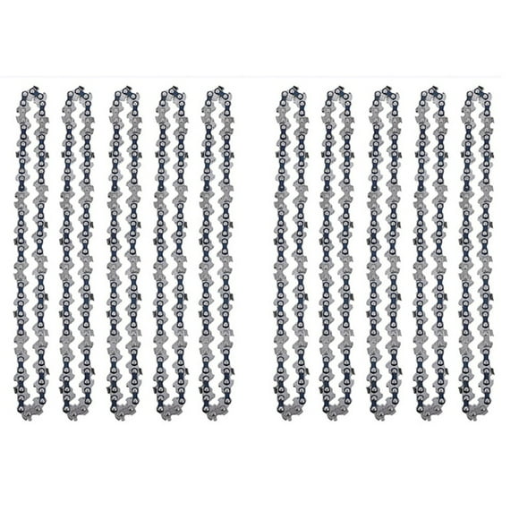 10Pcs Mini Chainsaw Chain 6 Inch Chainsaw Chain Guide Saw Chain Replacement Portable Saw Chain