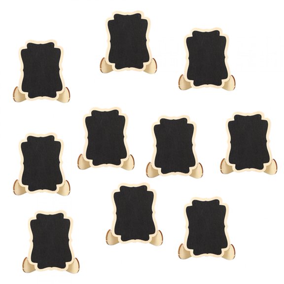 10Pcs Mini Chalkboards Blackboards Message Board Craft for Bar Weddings Party Decoration