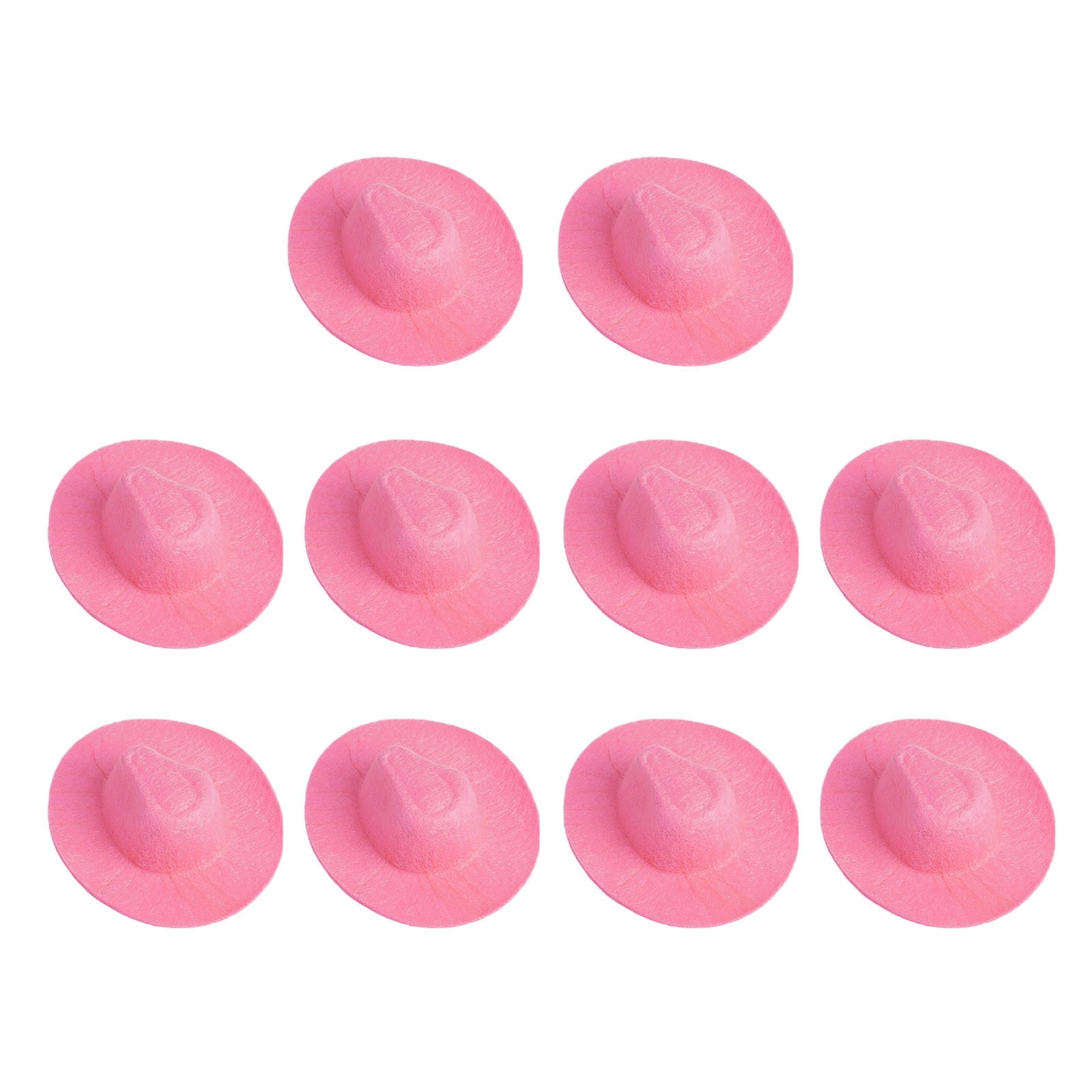 10Pcs Mini Cowboy Hat Mini Western Hat Cute Doll Hat Party Hats For Pretend Play Dollhouse