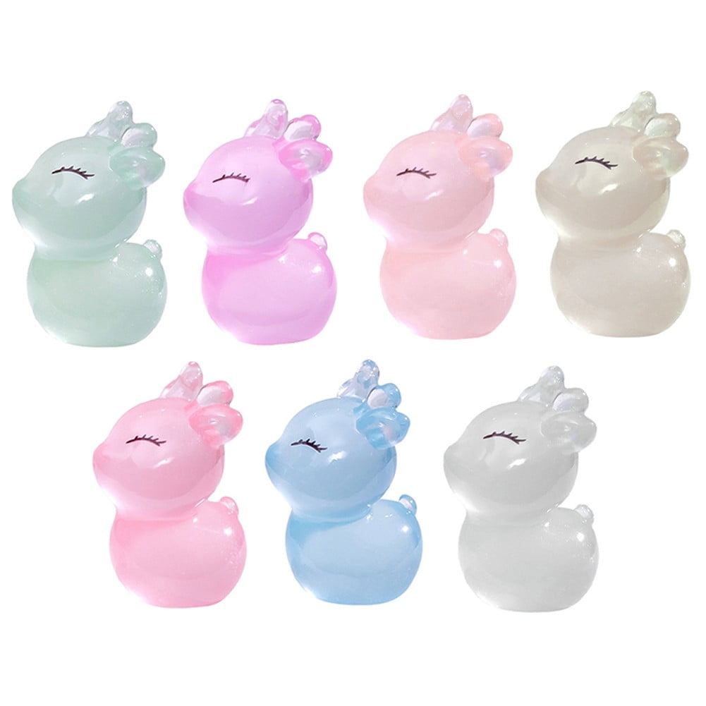 10Pcs Mini Deer Glow At Dark Fairy Garden Miniatures Landscape
