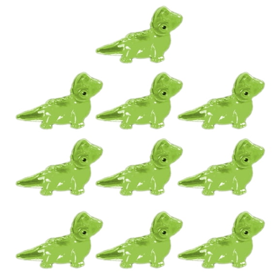 10Pcs Mini Lizards Glowing in Dark Figurines DIY Accessories Miniature Ornaments Garden Landscape Decoration