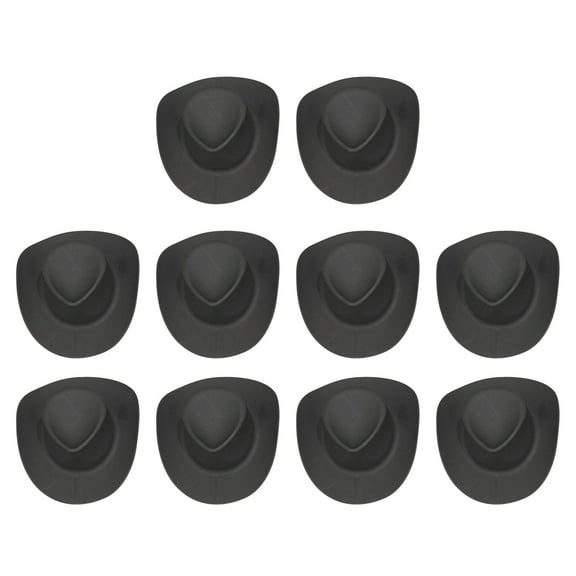 10Pcs Mini Cowboy Hats, Cute Western Style, for Dollhouse/Party/Cake Decoration, Craft Projects