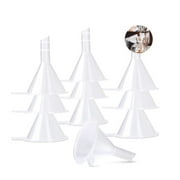 10Pcs Mini Funnels for Perfume Diffuser Bottle, Small Liquid Oil Funnels for Transferring Perfume to Atomizers, Clear Design