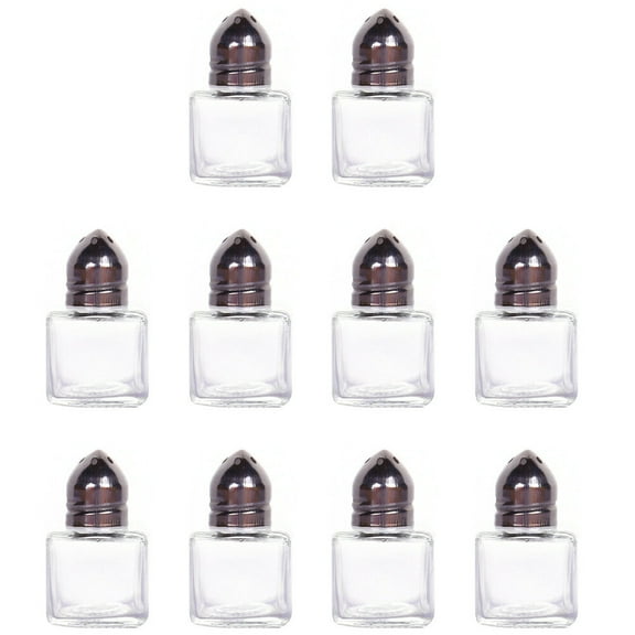 10Pcs Mini Salt Shakers Multifunctional Condiment Bottles Portable Spice Jar