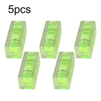 10Pcs Mini Spirits Square Bubble Level Protractor Precision Level Cylinder Level Horizontal Bead Measuring Tool for Accurate Construction, Carpentry, and DIY