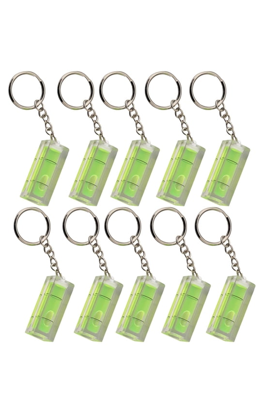 10Pcs Mini Square Level For Bullseye For Spirit Level Horizontal Inclinometer For Key Ring For Key Chain Tool For Photo Wall