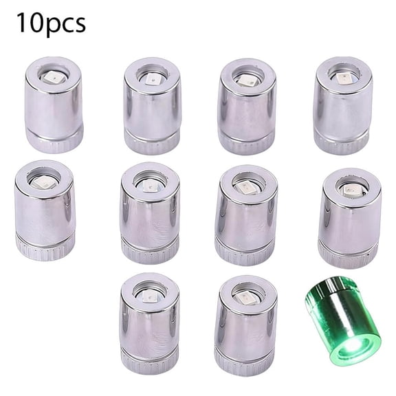 10Pcs Miniature LED Lights, Battery Powered Tiny Spot Lights for Hand Craft, DIY Projects, Balloon & Party Decorations, Micro Model & Toy Brick Building Accessories