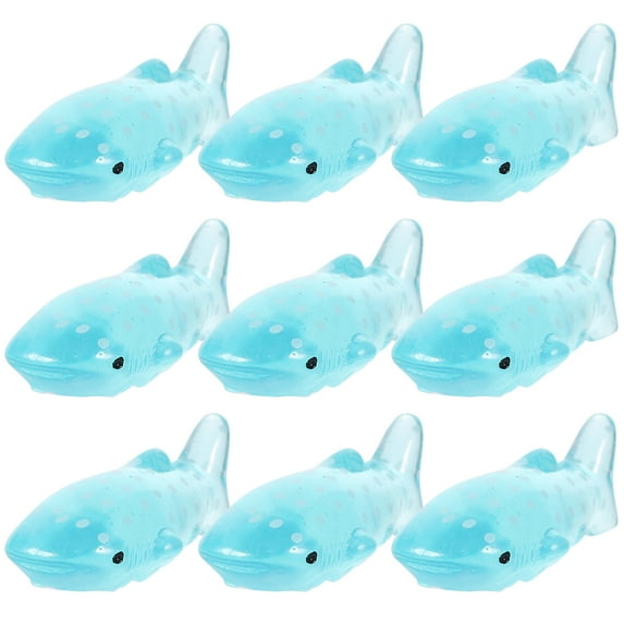 Raindrops Mini Ocean Animal Figures 10Pcs Resin Miniature Figurines Home Decor Ornaments