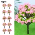 thumbnail image 1 of 10Pcs Miniatures Landscape Flower Tree Garden Plant Scenery Model 1:100 4cm, 1 of 11