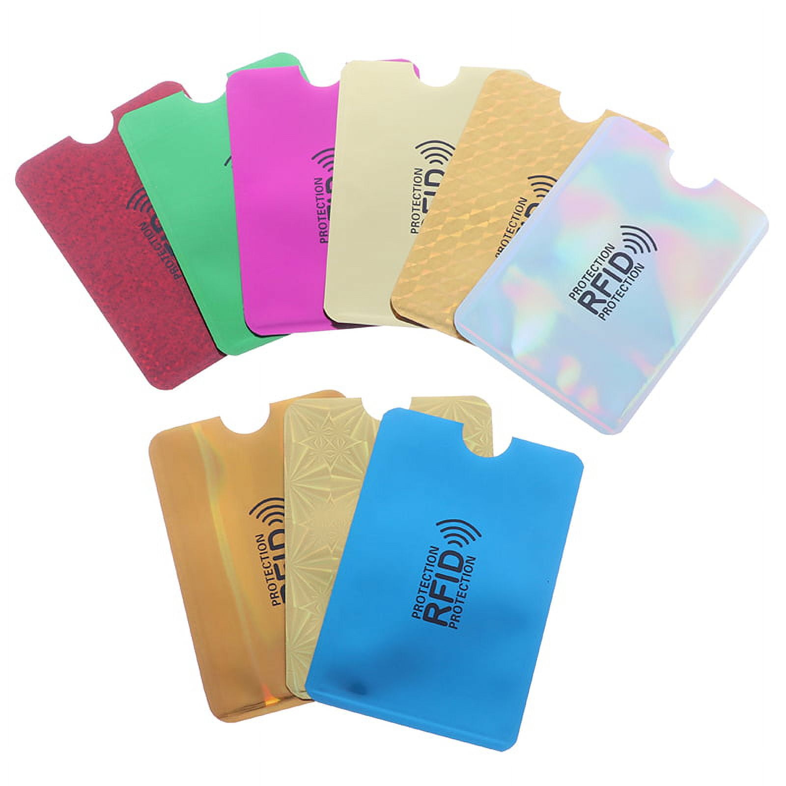 10Pcs Mixed RFID Bank Card Case Protection Shielding NFC Anti-Theft ...