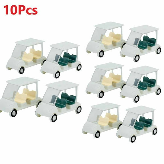 10Pcs Model Railway N Scale 1:150 Vehicle For Golf Cart Model Car Scene Material Home Decorations Room Decor Book Nook