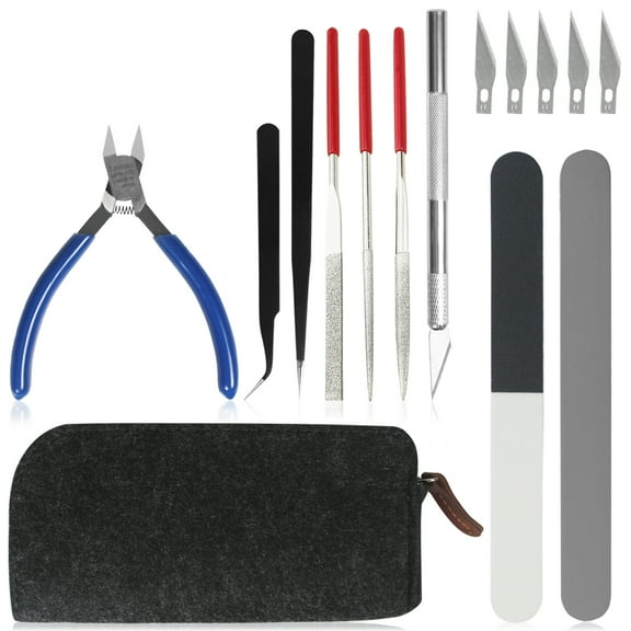 10Pcs Model Tools Craft Set Modeler Building Kit for Gundam Basic Model Assembling, Building and Repairing