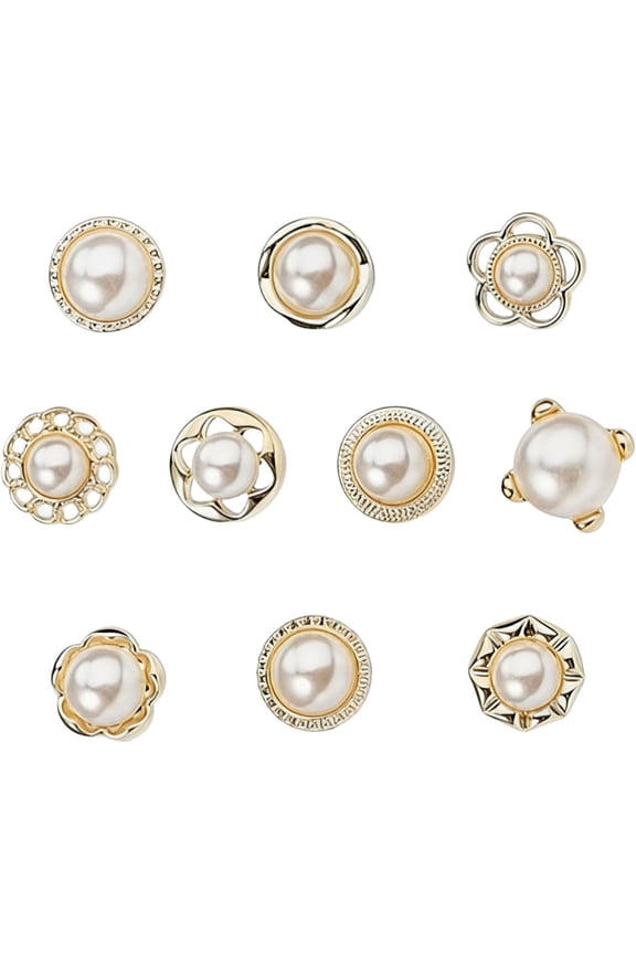 10Pcs Modesty Pins, Women's Clips to Stop Gaping for Clothes, Shirt Brooch Buttons Cover Up Blouse Pins Safety Invisible Buttons for Bags T-shirt Clothes Hat Decoration