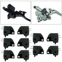 10Pcs Motorcycle Front Left Right Brake Light Stop Lever Clutch Switch Button 5Pcs Left 5Pcs Right