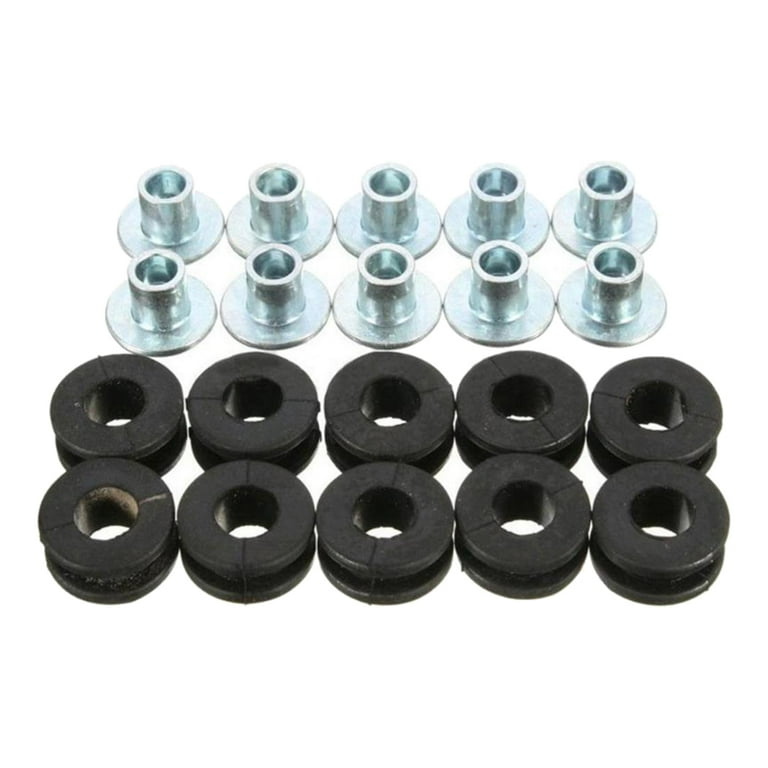 10Pcs Motorcycle Rubber Fairing Cowling Grommet Bushing Bolts