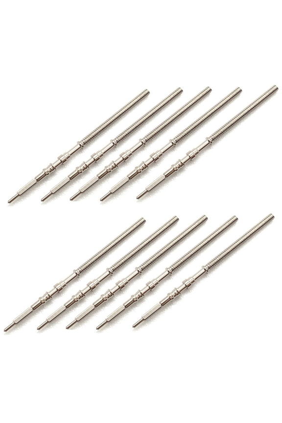 10Pcs Movement Watch Steel Stem Crown Kit of Parts NH35 NH36 NH38 NH39 Spare
