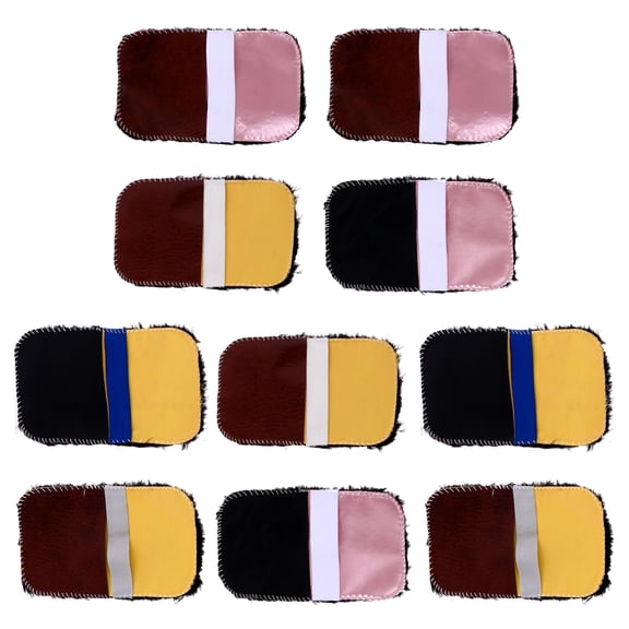 10Pcs Multifunction Plush Polishing Shoes Clean Durable Shoe Care Brush