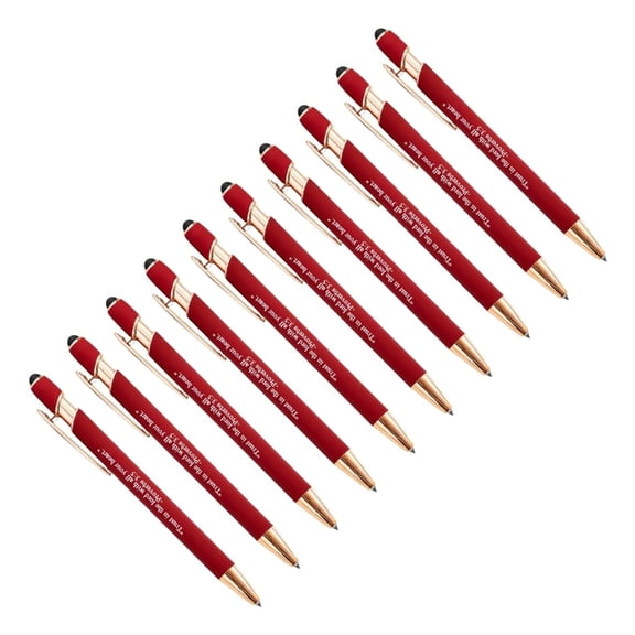 10Pcs Multipurpose Ballpoint Pens Inspirational Bible Quotes Ballpoint Pen for Students Adult Note Taking and Journaling