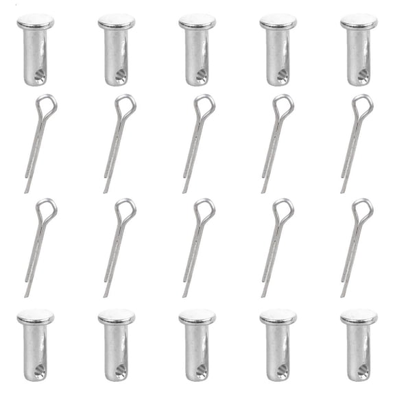 10Pcs Multipurpose Single Hole Clevis Pin Stainless Steel Link Hinge Pin Cylindrical Positioning Insert Dowel Pins