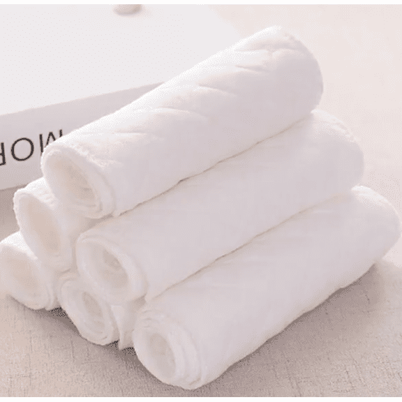 10Pcs Muslin Burp Cloths, kkbbma Muslin Burp Cloths, 3 Pack Super Soft Absorbent Little One Washcloths, Reusable Cloth Diapers for Little One, Burp Rags for Spit Up, Little One Bibs for Feeding and