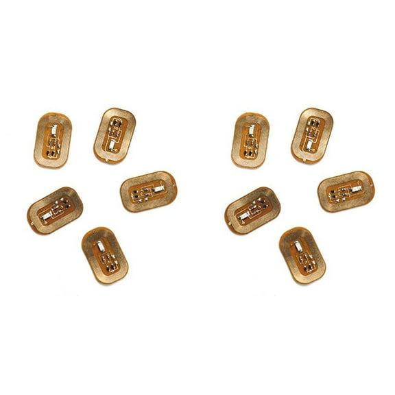 10Pcs NFC Flash Nail Sticker LED Bare Chip Intelligent Luminous Nail Lamp Nail Sticker Enhancement, Dark Blue