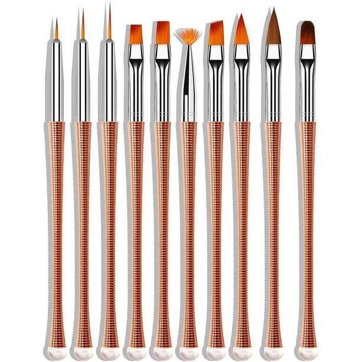 10Pcs Nail Brushes, Nail Polish Brush Set Nail Brushes Kit Nail Art