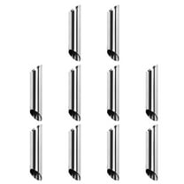 10Pcs Non Stick Horn Stainless Steel Large Size Cannoli Tubes Kit Baking Roll Horn Croissant Bakeware Home Decor Easy To Use